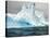 Antarctica, large iceberg, blue ice-George Theodore-Stretched Canvas