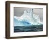 Antarctica, large iceberg, blue ice-George Theodore-Framed Photographic Print