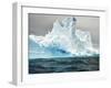 Antarctica, large iceberg, blue ice-George Theodore-Framed Photographic Print