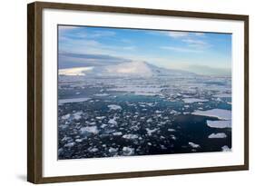 Antarctica. Near Adelaide Island. the Gullet. Ice Floes and Brash Ice-Inger Hogstrom-Framed Photographic Print