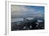 Antarctica, Near Adelaide Island. the Gullet. Ice Floes and Brash Ice-Inger Hogstrom-Framed Photographic Print