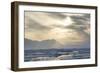 Antarctica. Near Adelaide Island. the Gullet. Ice Floes at Sunset-Inger Hogstrom-Framed Photographic Print