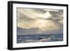 Antarctica. Near Adelaide Island. the Gullet. Ice Floes at Sunset-Inger Hogstrom-Framed Photographic Print