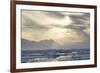 Antarctica. Near Adelaide Island. the Gullet. Ice Floes at Sunset-Inger Hogstrom-Framed Photographic Print