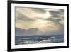 Antarctica. Near Adelaide Island. the Gullet. Ice Floes at Sunset-Inger Hogstrom-Framed Photographic Print