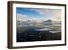 Antarctica, Near Adelaide Island. the Gullet. Ice Floes at Sunset-Inger Hogstrom-Framed Photographic Print