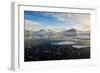 Antarctica, Near Adelaide Island. the Gullet. Ice Floes at Sunset-Inger Hogstrom-Framed Photographic Print