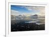 Antarctica, Near Adelaide Island. the Gullet. Ice Floes at Sunset-Inger Hogstrom-Framed Photographic Print