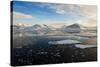 Antarctica, Near Adelaide Island. the Gullet. Ice Floes at Sunset-Inger Hogstrom-Stretched Canvas