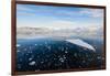 Antarctica, Near Adelaide Island. the Gullet. Ice Floes at Sunset-Inger Hogstrom-Framed Photographic Print