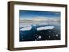 Antarctica. Near Adelaide Island. the Gullet. Ice Floes at Sunset-Inger Hogstrom-Framed Photographic Print