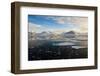 Antarctica, Near Adelaide Island. the Gullet. Ice Floes at Sunset-Inger Hogstrom-Framed Photographic Print