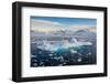 Antarctica. Near Adelaide Island. the Gullet. Iceberg and Brash Ice-Inger Hogstrom-Framed Photographic Print