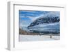 Antarctica. Neko Harbor. Hikers Heading Towards the Penguin Colony-Inger Hogstrom-Framed Photographic Print