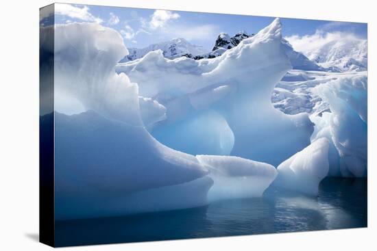 Antarctica, Paradise Bay, iceberg-Hollice Looney-Stretched Canvas