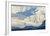 Antarctica. Paradise Harbor. Bright Sunlight on the Mountains Beyond-Inger Hogstrom-Framed Photographic Print