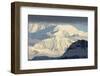 Antarctica. Paradise Harbor. Bright Sunlight on the Mountains Beyond-Inger Hogstrom-Framed Photographic Print