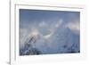 Antarctica. Paradise Harbor. Snowy Mountains and Clouds at Sunrise-Inger Hogstrom-Framed Photographic Print