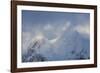 Antarctica. Paradise Harbor. Snowy Mountains and Clouds at Sunrise-Inger Hogstrom-Framed Photographic Print