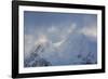 Antarctica. Paradise Harbor. Snowy Mountains and Clouds at Sunrise-Inger Hogstrom-Framed Photographic Print