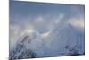Antarctica. Paradise Harbor. Snowy Mountains and Clouds at Sunrise-Inger Hogstrom-Mounted Photographic Print