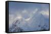 Antarctica. Paradise Harbor. Snowy Mountains and Clouds at Sunrise-Inger Hogstrom-Framed Stretched Canvas