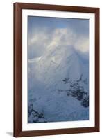 Antarctica. Paradise Harbor. Snowy Mountains and Clouds at Sunrise-Inger Hogstrom-Framed Photographic Print