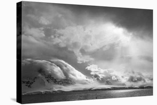 Antarctica, South Atlantic. Stormy Snow Clouds over Peninsula-Bill Young-Stretched Canvas