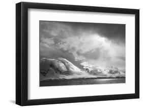 Antarctica, South Atlantic. Stormy Snow Clouds over Peninsula-Bill Young-Framed Premium Photographic Print