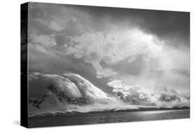 Antarctica, South Atlantic. Stormy Snow Clouds over Peninsula-Bill Young-Stretched Canvas