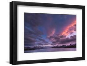 Antarctica, sunset, bay-George Theodore-Framed Photographic Print