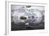 Antarctica. Tourists Looking at a Glacier from a Zodiac-Janet Muir-Framed Photographic Print