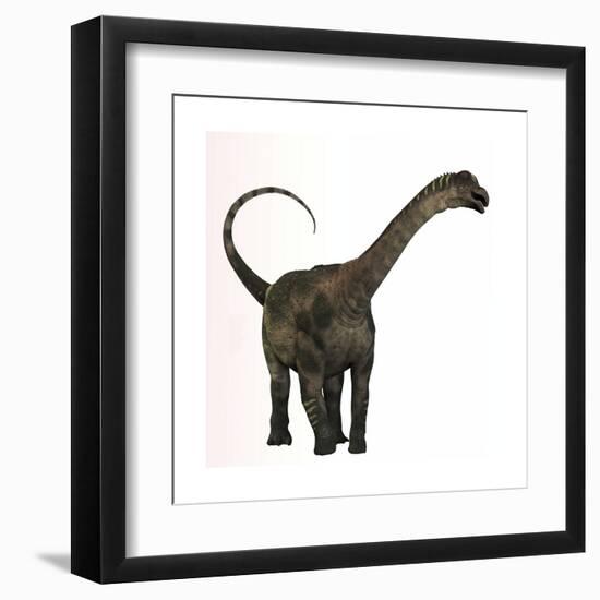 Antarctosaurus Dinosaur from the Cretaceous Period-null-Framed Art Print