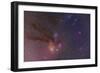 Antares and Scorpius Head Area with Rho Ophiuchi Nebulosity-null-Framed Photographic Print