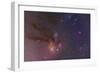 Antares and Scorpius Head Area with Rho Ophiuchi Nebulosity-null-Framed Photographic Print