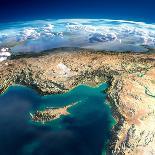 Fragments of the Planet Earth. Fragments of the Planet Earth. Cyprus, Syria and Turkey-Antartis-Art Print