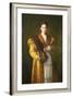 Anteas Portrait (Portrait of Young Woman)-Parmigianino-Framed Art Print