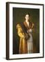 Anteas Portrait (Portrait of Young Woman)-Parmigianino-Framed Art Print