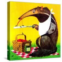 Anteater Picnic - Jack & Jill-George Lesnak-Stretched Canvas