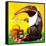 Anteater Picnic - Jack & Jill-George Lesnak-Framed Stretched Canvas