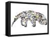 Anteater-Louise Tate-Framed Stretched Canvas