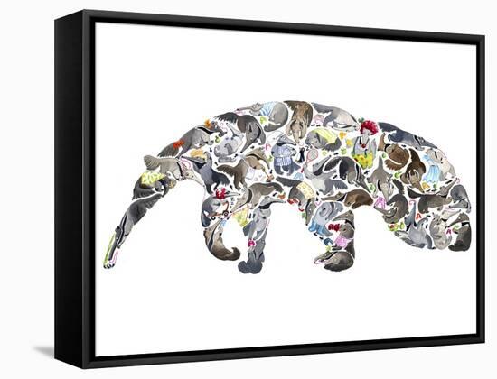 Anteater-Louise Tate-Framed Stretched Canvas