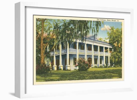 Antebellum Mansion, Baton Rouge, Louisiana-null-Framed Art Print