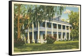 Antebellum Mansion, Baton Rouge, Louisiana-null-Framed Stretched Canvas