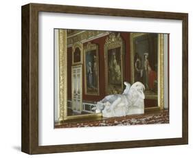 Antechamber of the Great Cover Queen: the Fireplace-null-Framed Giclee Print