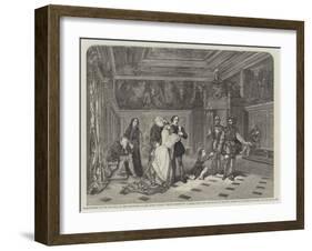 Antechamber of the Tribunal of the Inquisition, in the Ducal Palace, Venice-Louis Haghe-Framed Giclee Print