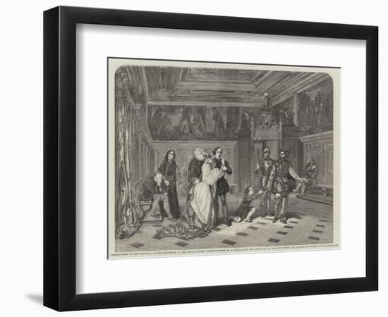 Antechamber of the Tribunal of the Inquisition, in the Ducal Palace, Venice-Louis Haghe-Framed Giclee Print