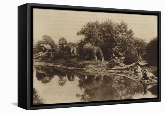 Antediluvian Animals-null-Framed Stretched Canvas