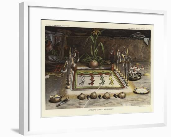 Antelope Altar at Mishongnovi-null-Framed Giclee Print
