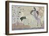 Antelope and Figure in a Landscape, 1936-John Armstrong-Framed Giclee Print